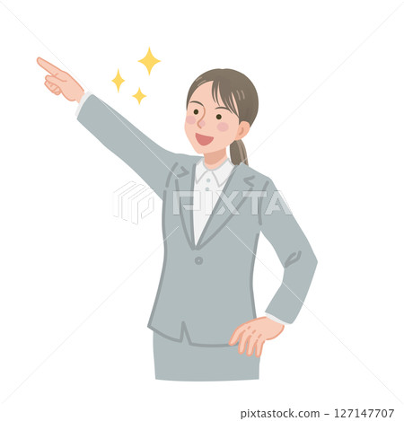 女商人力求實現她的目標 女商人力求實現她的目標 127147707