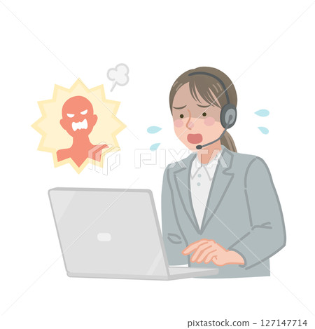 Businesswoman dealing with complaints Businesswoman dealing with complaints 127147714