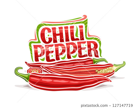 Vector logo for Red Chili Pepper Vector logo for Red Chili Pepper 127147719