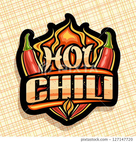 Vector logo for Hot Chili Vector logo for Hot Chili 127147720