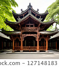 an AI Image Generator, Traditional East Asian Temple Architecture 127148183