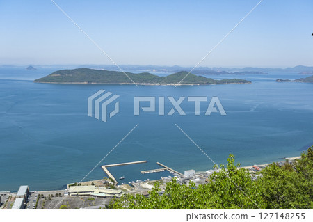 Megijima Island as seen from Yashima Observatory Megijima Island as seen from Yashima Observatory 127148255