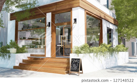 時尚的店鋪設計 時尚的店鋪設計 127148522