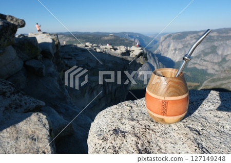 Spectacular views of Half Dome and the John Muir Trail. Yosemite National Park 127149248