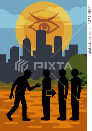 The sun is watching: Cutting in line 127149944