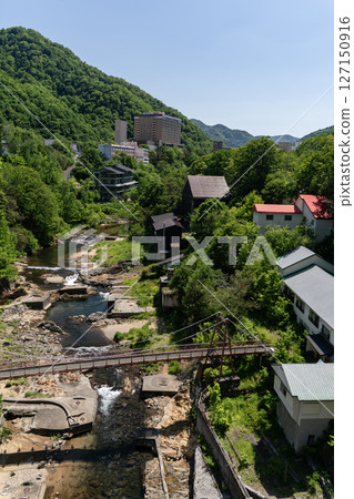 Fresh green Jozankei hot spring 127150916
