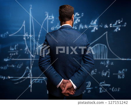 a man from behind a man from behind 127151242