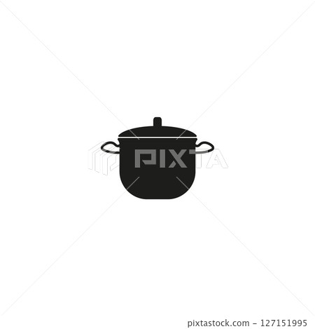 stockpot icon, to steam or cook in large quantities 127151995