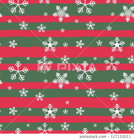 Classic Modern Stripe Pattern in Vector - This is a classic horizontal striped pattern suitable for shirt printing, textiles, jersey, jacquard patterns, backgrounds, websites 127152011