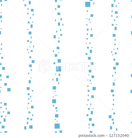 Blue vector seamless texture in rectangular style. Glitter abstract illustration with rectangular shapes. Pattern can be used for websites. 127152040