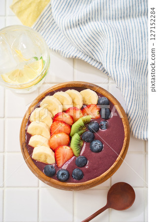 香蕉草莓巴西莓碗 香蕉草莓巴西莓碗 127152284