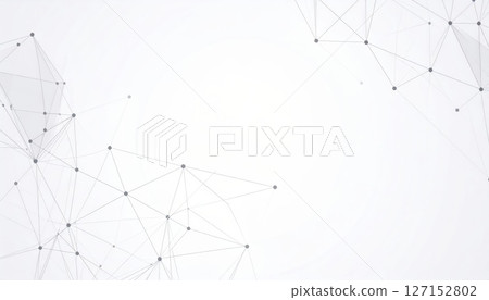 Abstract blue line network design, a medical heart diagram, or a business stock market data chart illustration Abstract blue line network design, a medical heart diagram, or a business stock market data chart illustration 127152802