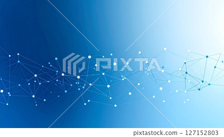 Abstract blue line network design, a medical heart diagram, or a business stock market data chart illustration Abstract blue line network design, a medical heart diagram, or a business stock market data chart illustration 127152803