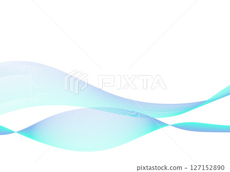 淺藍色數字波浪背景 127152890