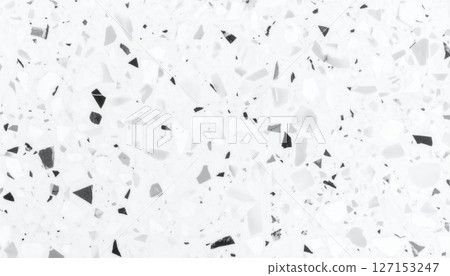 Natural white marble terrazzo flooring texture background Natural white marble terrazzo flooring texture background 127153247
