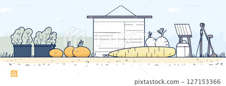 Farmers, vegetables, direct from the source image Farmers, vegetables, direct from the source image 127153366