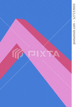 Geometric Architecture perspective building design vector illustration background. Colorful design for wall art, decoration, cards, poster and print.	 127153603