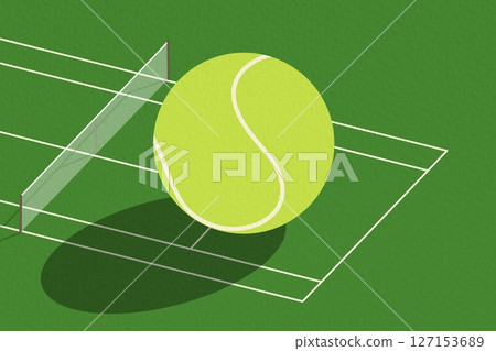 tennis, vector, racket 127153689
