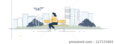 Drone (illustration) 127153893