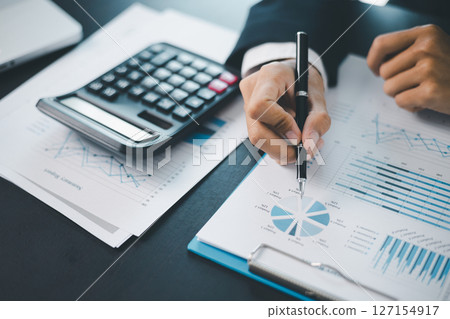 Business growth, decided to invest money in stock market, financial strategies and banking expertise to income substantial stack of investment capitalize on trade opportunities within economy return. 127154917