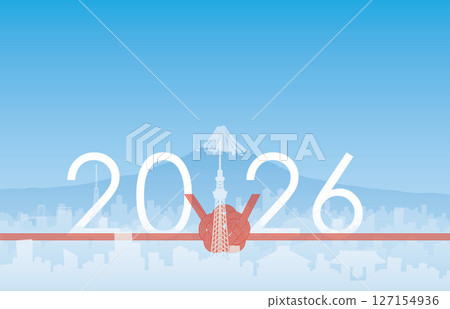 Fuji and Tokyo Gradation_2026_Mizuhiki 127154936