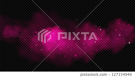 Pink smoke clouds with sparkle particles Pink smoke clouds with sparkle particles 127154940