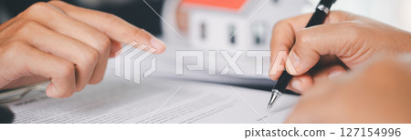 Concept business house finance protection office plan investment buy sell home ensuring idea financial security. residence agent hand protect purchase insurance and secure favorable loan deal. banner Concept business house finance protection office plan investment buy sell home ensuring idea financial security. residence agent hand protect purchase insurance and secure favorable loan deal. banner 127154996