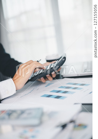 Business growth, decided to invest money in stock market, financial strategies and banking expertise to income substantial stack of investment capitalize on trade opportunities within economy return. 127155056