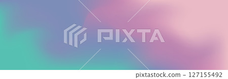 Abstract panoramic background red gradient sunset - Vector 127155492