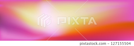 Blurred large panoramic summer background multicolored gradient 127155504
