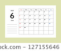 2025 Calendar June 127155646