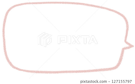 手寫簡單方形氣泡 127155797