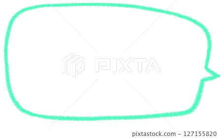 手寫簡單方形氣泡 手寫簡單方形氣泡 127155820