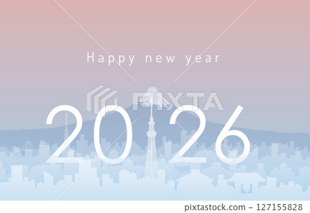 2026 HAPPY NEW YEAR Tokyo 127155828