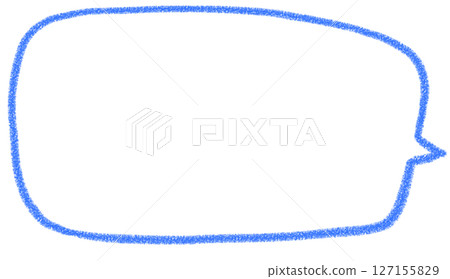 Handwritten simple square speech bubble Handwritten simple square speech bubble 127155829