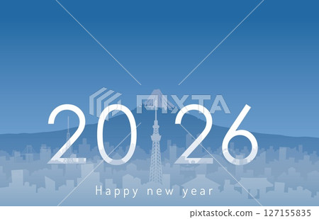 2026 HAPPY NEW YEAR Tokyo 127155835