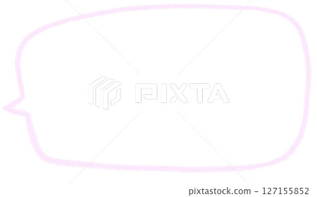 Handwritten simple square speech bubble Handwritten simple square speech bubble 127155852