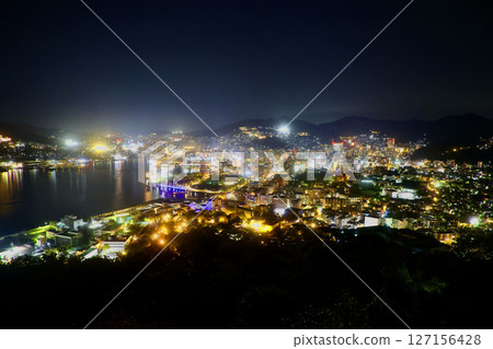 Nagasaki night view from the observation deck (Nagasaki City, Nagasaki Prefecture) 127156428