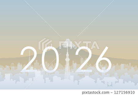 Fuji and Tokyo Gradation_2026 127156910