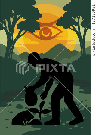 太陽在註視著!在禁區未經許可採伐 太陽在註視著!在禁區未經許可採伐 127156951