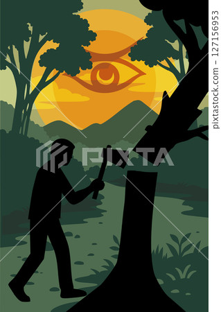 太陽在註視:在私人或國有土地上未經許可砍伐樹木 太陽在註視:在私人或國有土地上未經許可砍伐樹木 127156953