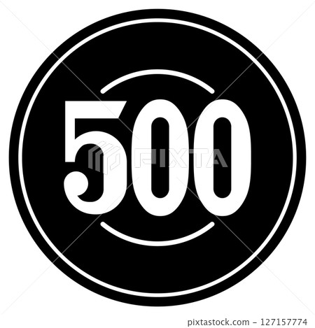 500 yen JPY icon 127157774