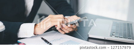 Banner shot of business growth invest money in stock market, financial banking expertise to income substantial stack of investment capitalize on trade opportunities within economy return. copy space Banner shot of business growth invest money in stock market, financial banking expertise to income substantial stack of investment capitalize on trade opportunities within economy return. copy space 127157979