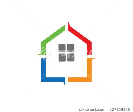 Color House Logo Template Design Vector, Emblem, Design Concept, Creative Symbol, Icon Color House Logo Template Design Vector, Emblem, Design Concept, Creative Symbol, Icon 127159868