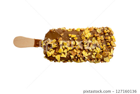 The ice cream on a white background. The ice cream on a white background. 127160136
