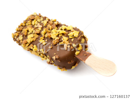 The ice cream on a white background. 127160137