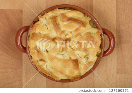 Chicken pot pie 127160371