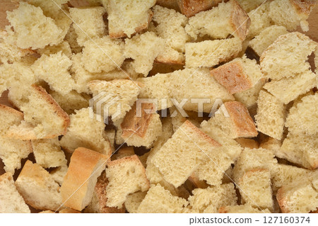 Pieces of stale bread Pieces of stale bread 127160374