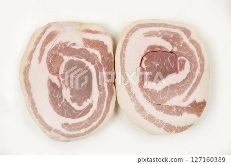 Rolled pancetta 127160389