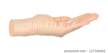 Hands shows virtual holding something isolated on transparent background. Contemporary art Hands shows virtual holding something isolated on transparent background. Contemporary art 127160862